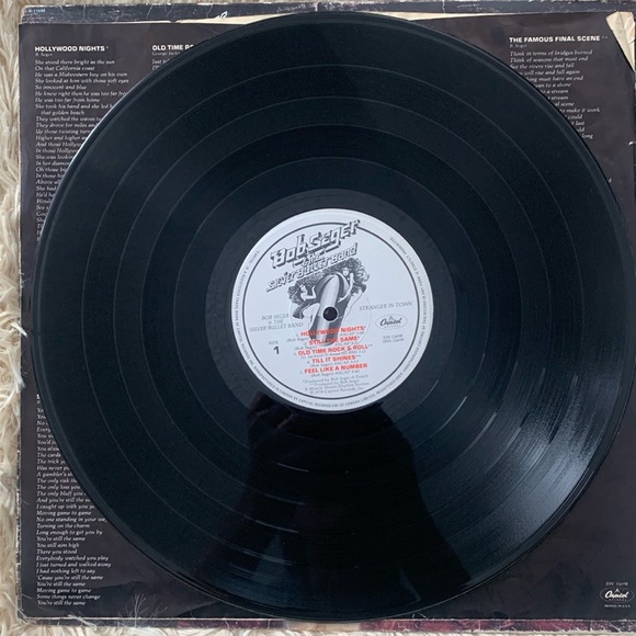Bob Seger & Silver Bullet Band Stranger in Town Vinyl Record - Picture 6 of 6